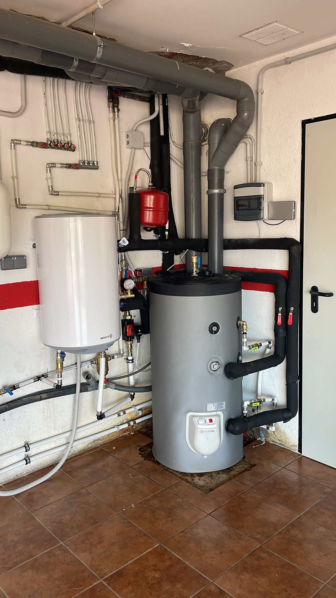 Sistema de aerotermia instalado