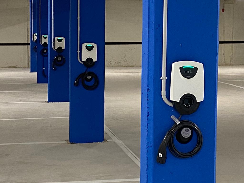 Punto de recarga para vehículo eléctrico